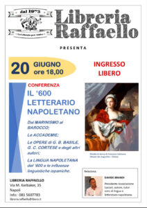 locandina-600-letterario-212x300 A Napoli: il 'Invito alla Libreria Raffaello, illustrato da Davide Brandi