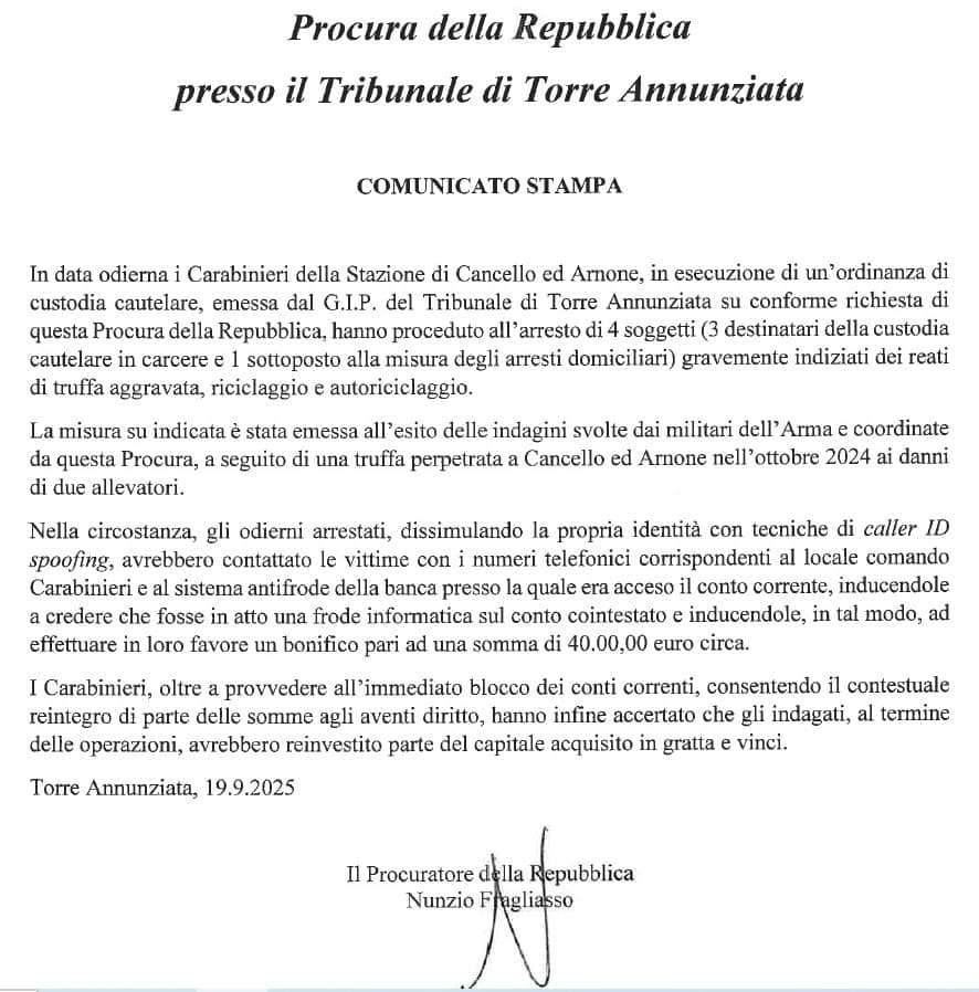 cs2-1 Operazione Carabinieri Stazione Cancello ed Arnone
