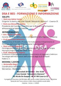 dsa-bes-liceo-manzoni-caserta-212x300 L'Inclusione a Scuola: il Liceo Manzoni di Caserta è protagonista.