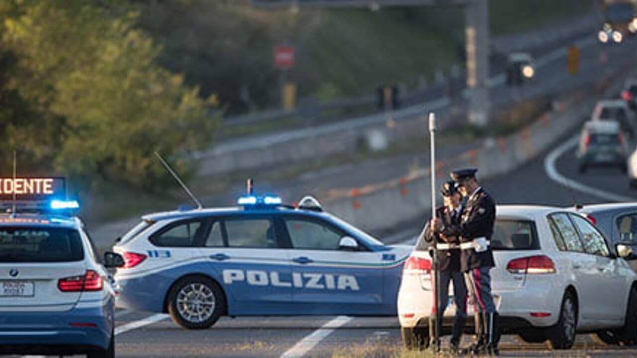 incidente mortale sulla Domitiana
