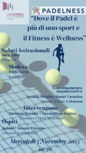 locandina-padel-liceo-manzoni-caserta-169x300 Condividere una passione: la diffusione del padel e i suoi benefici sulla salute. Mercoledì 5 Novembre se ne parla al Liceo Manzoni