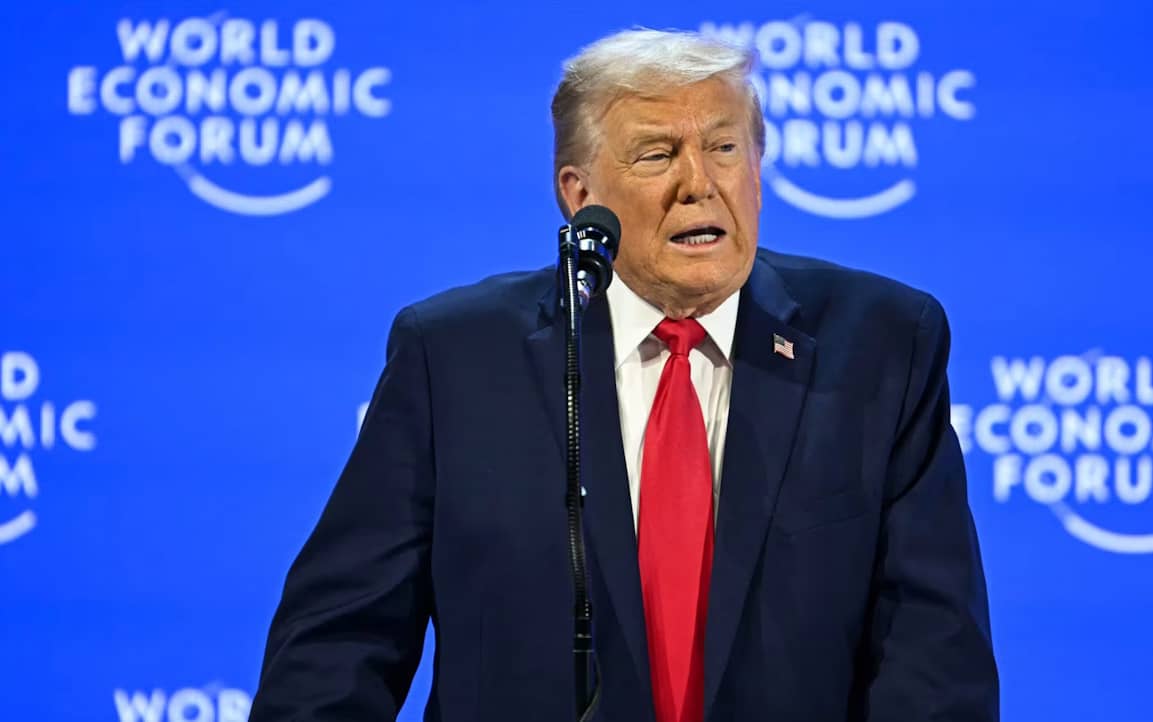 Trump a Davos